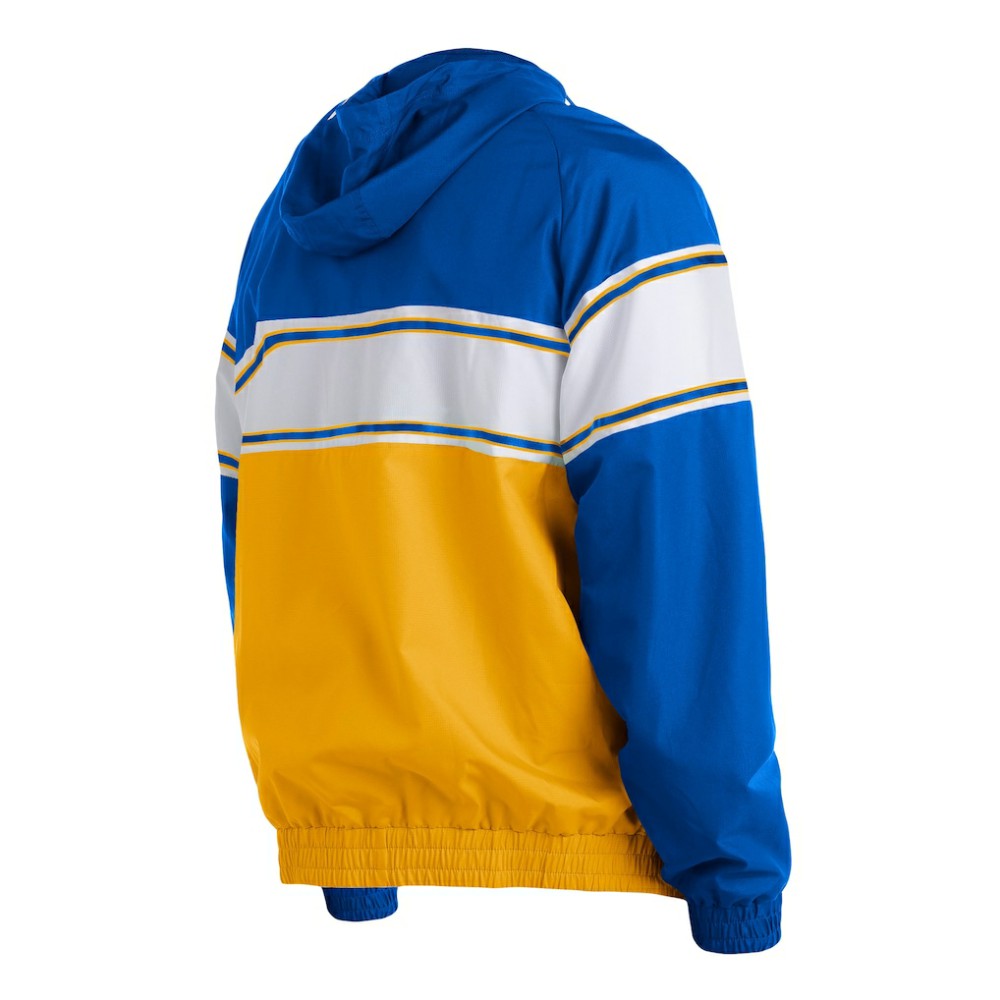 Milwaukee Brewers Ripstop Raglan Quarter-Zip Hoodie Royal | New Era
