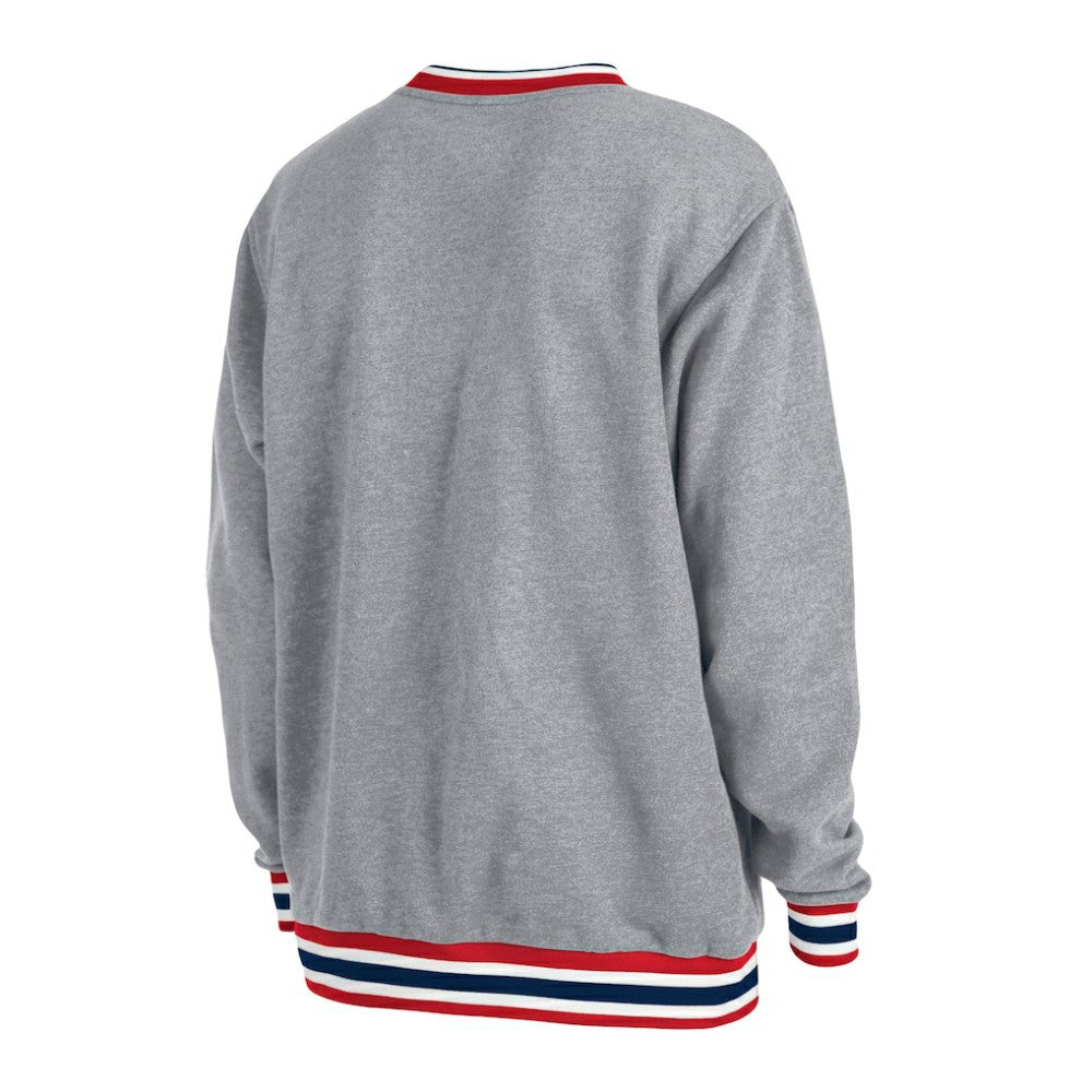 Chicago White Sox Throwback Classic Pullover Sweatshirt Heather Gray | New Era
