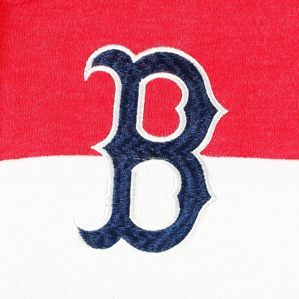 Boston Red Sox Women's Colorblock Full-Zip Hoodie Jacket Heather Navy | New Era