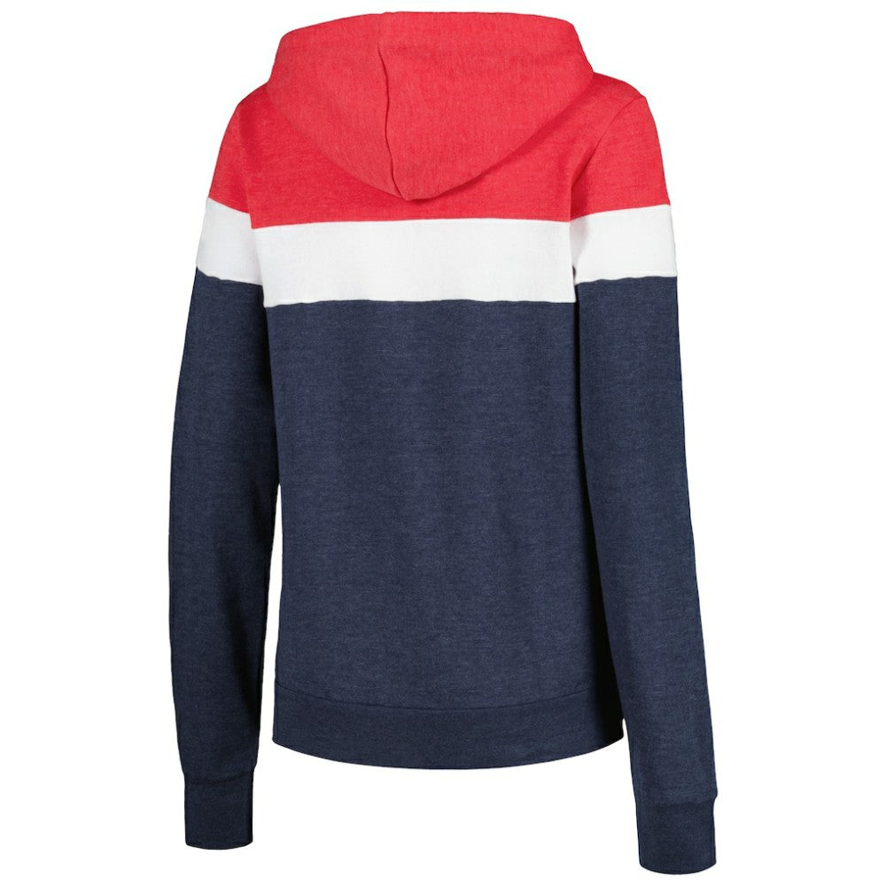 Minnesota Twins Women's Colorblock Full-Zip Hoodie Jacket Heather Navy | New Era