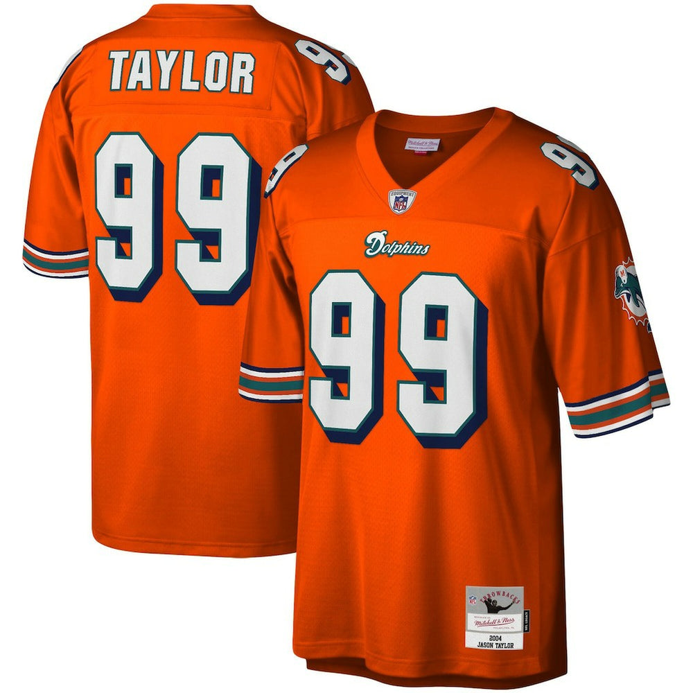 Jason Taylor Miami Dolphins Big & Tall 2004 Retired Player Replica Jersey - Orange outlet