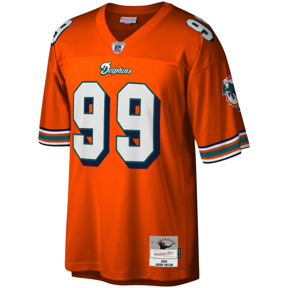 Jason Taylor Miami Dolphins Big & Tall 2004 Retired Player Replica Jersey - Orange outlet