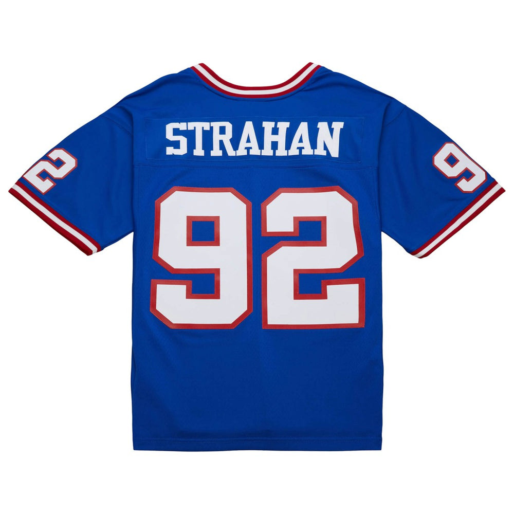 Michael Strahan New York Giants Big & Tall 1993 Retired Player Replica Jersey - Royal cheap