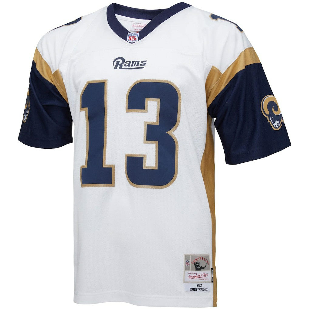 Kurt Warner Los Angeles Rams Big & Tall 2001 Retired Player Replica Jersey - White discount