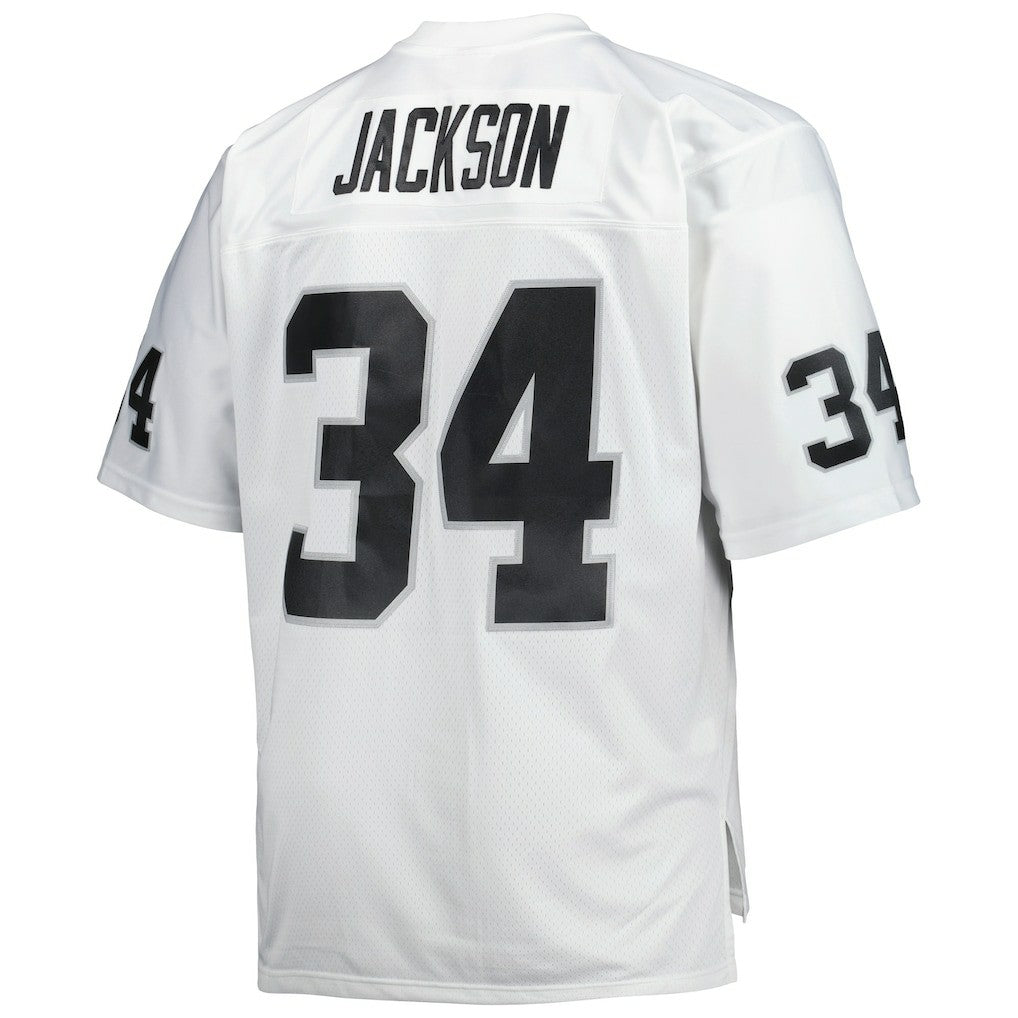 Bo Jackson Las Vegas Raiders Big & Tall 1988 Retired Player Replica Jersey - White for sale