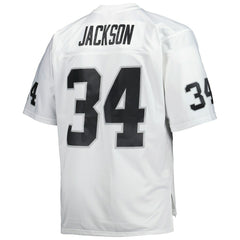 Bo Jackson Las Vegas Raiders Big & Tall 1988 Retired Player Replica Jersey - White for sale