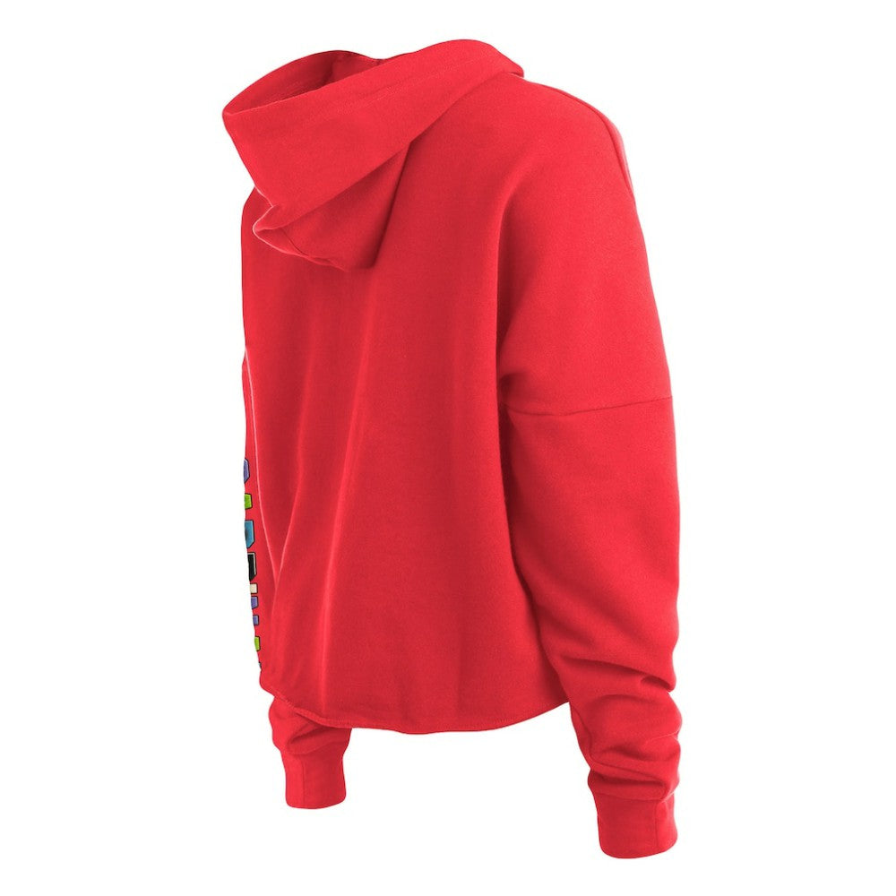 St. Louis Cardinals Women's Fashion High Hip Pullover Hoodie Red | New Era