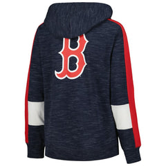 Boston Red Sox Women's Colorblock Full-Zip Hoodie Navy | New Era