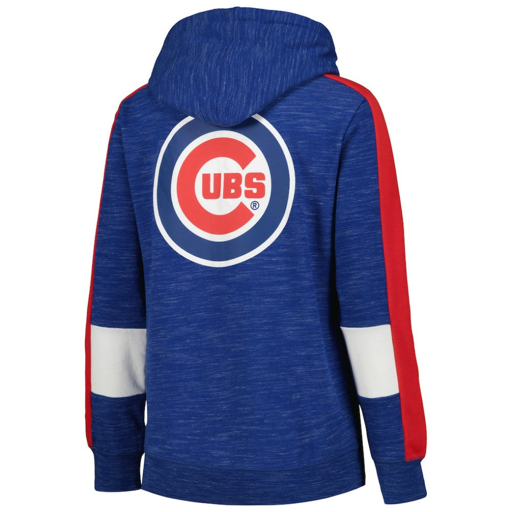 Chicago Cubs Women's Colorblock Full-Zip Hoodie Royal | New Era