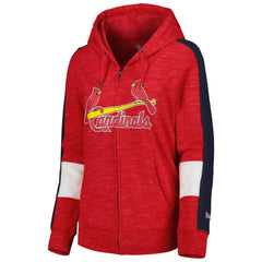 St. Louis Cardinals Women's Colorblock Full-Zip Hoodie Red | New Era