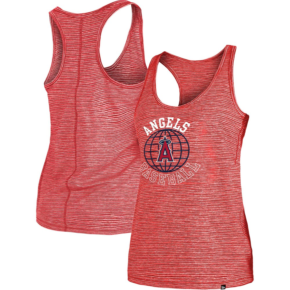 Los Angeles Angels Women's Active Racerback Tank Top Red | New Era