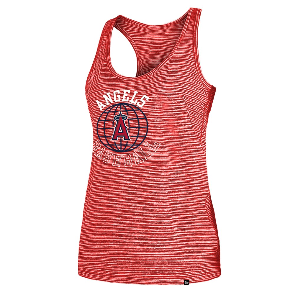 Los Angeles Angels Women's Active Racerback Tank Top Red | New Era