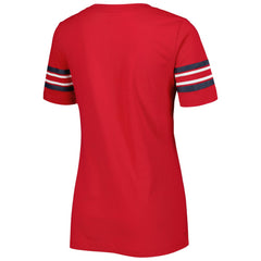 St. Louis Cardinals Women's Team Stripe T-Shirt Red | New Era