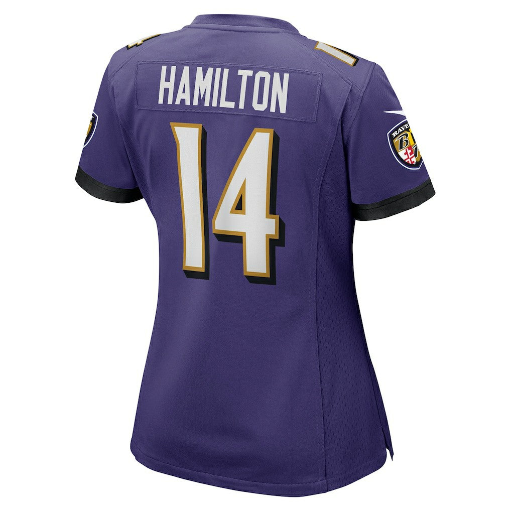 Kyle Hamilton Baltimore Ravens Women's Player Game Jersey - Purple