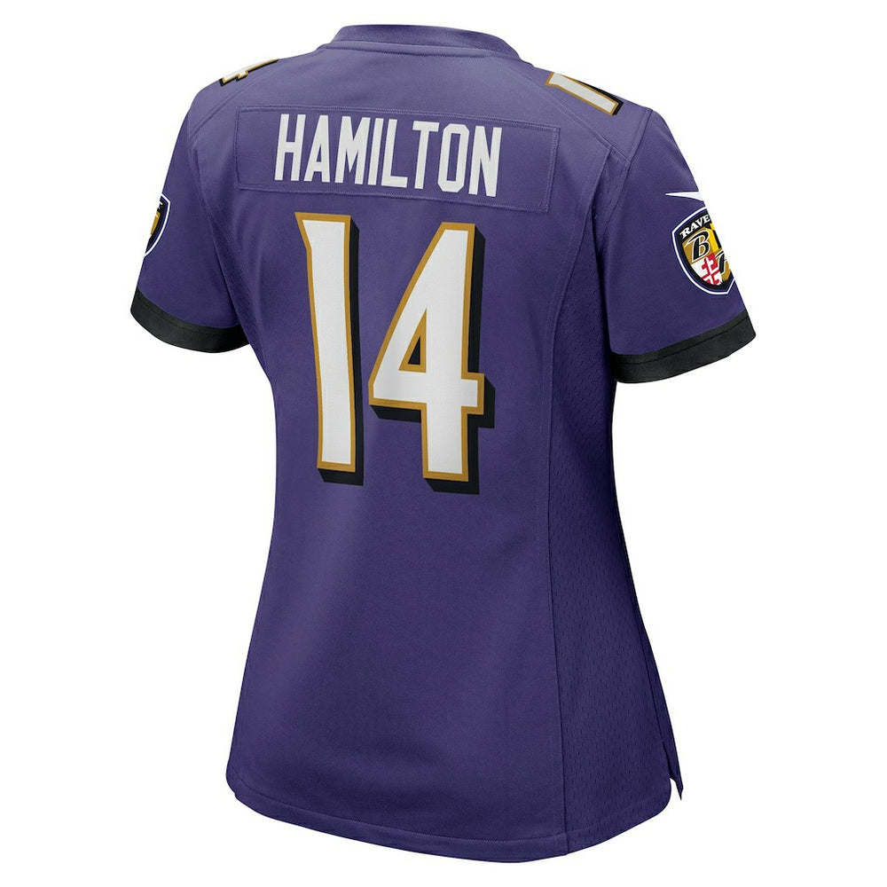 Kyle Hamilton Baltimore Ravens Women's Player Game Jersey - Purple