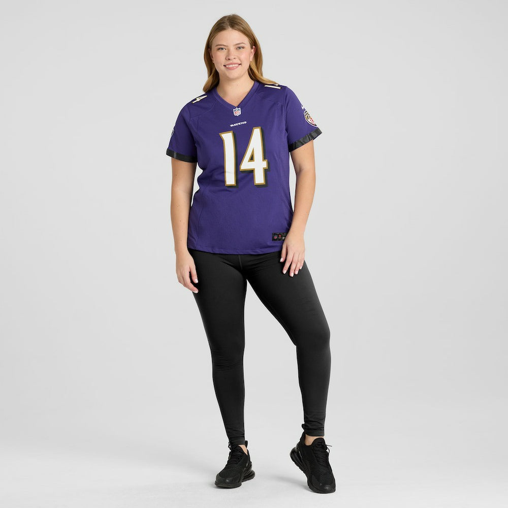 Kyle Hamilton Baltimore Ravens Women's Player Game Jersey - Purple