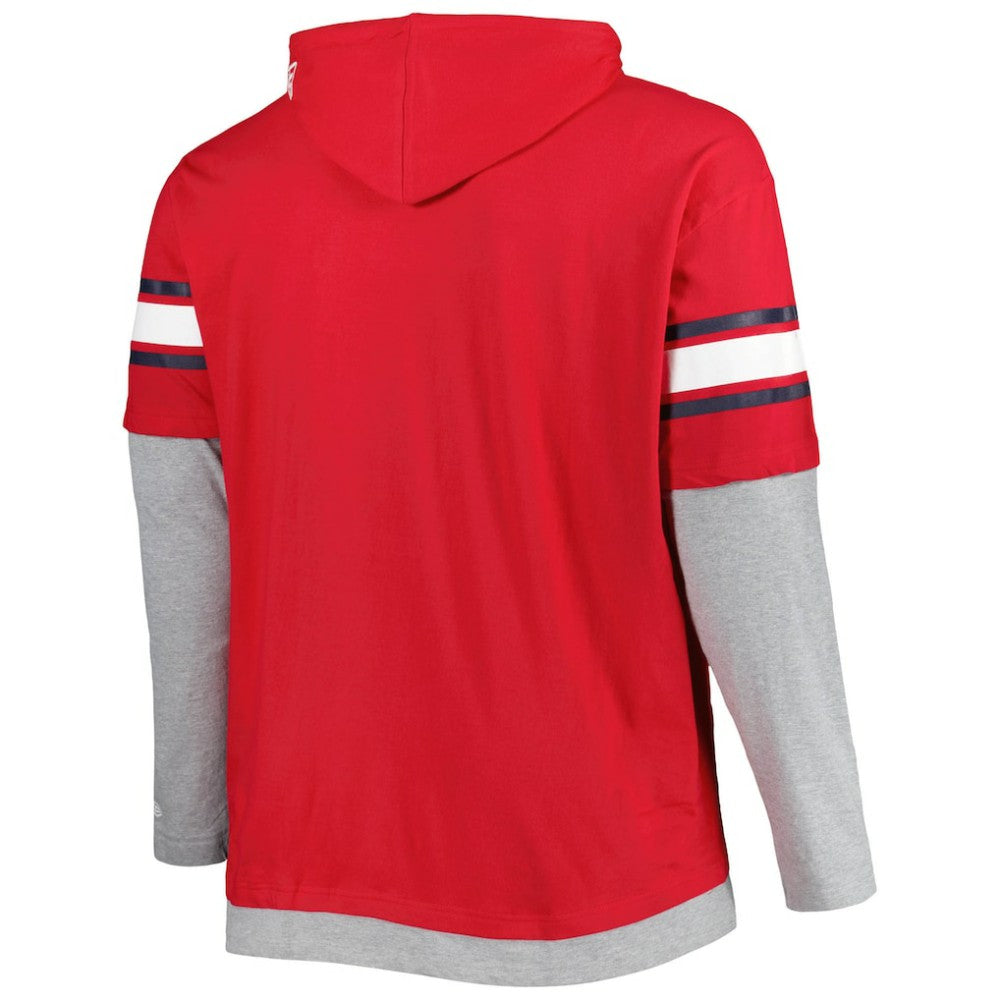 St. Louis Cardinals Big & Tall Twofer Pullover Hoodie Red | New Era