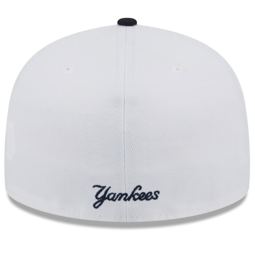 New York Yankees State 59FIFTY Fitted Hat White/Navy | New Era