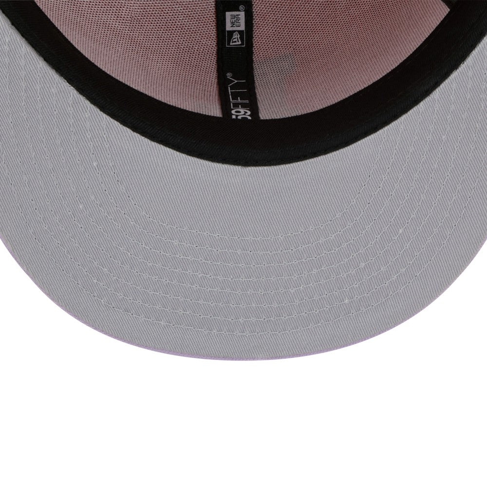 Los Angeles Dodgers Spring Color Two-Tone 59FIFTY Fitted Hat Red/Lavender | New Era
