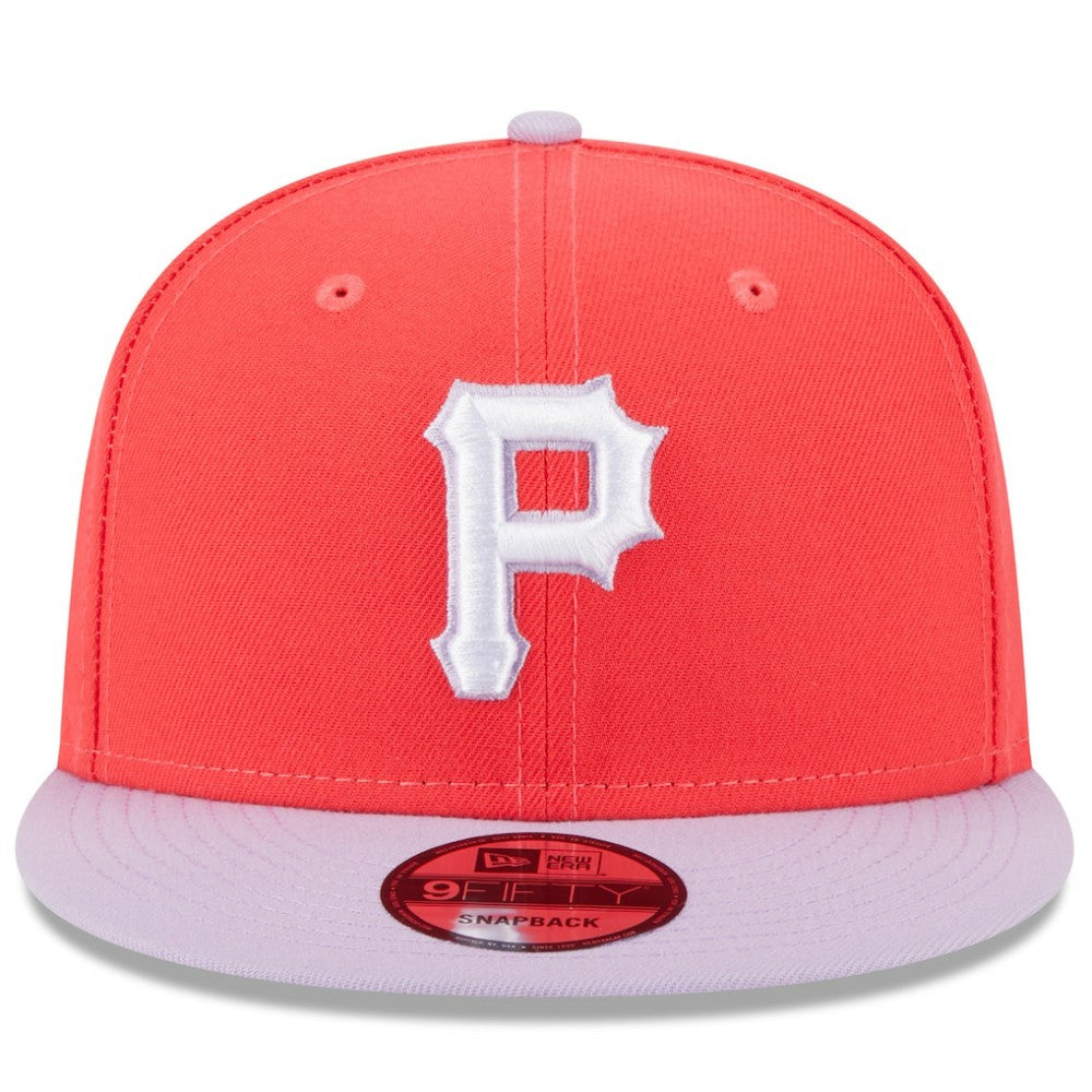 Pittsburgh Pirates Spring Basic Two-Tone 9FIFTY Snapback Hat Red/Purple | New Era