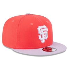 San Francisco Giants Spring Basic Two-Tone 9FIFTY Snapback Hat Red/Purple | New Era