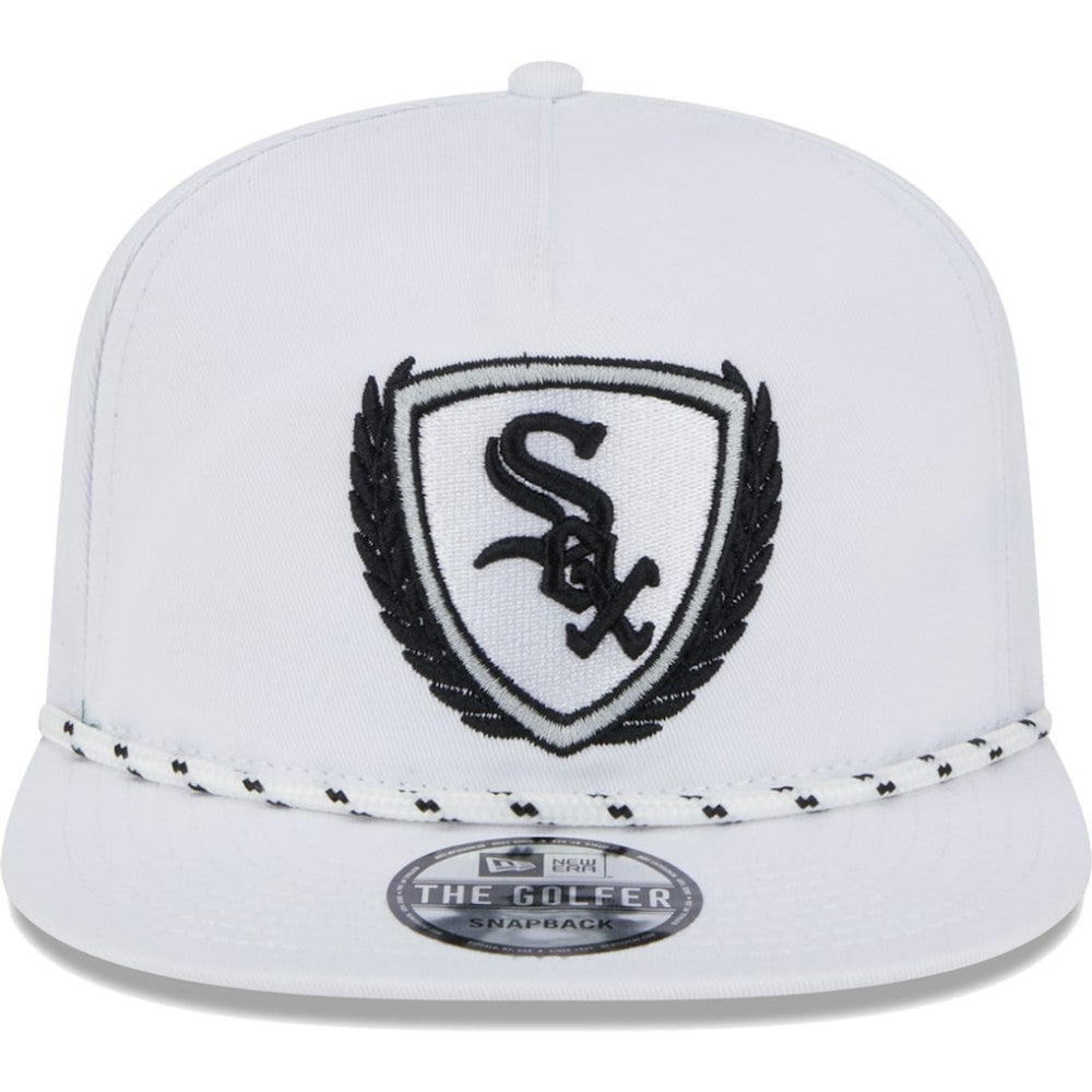 Chicago White Sox Golfer Tee 9FIFTY Snapback Hat White | New Era