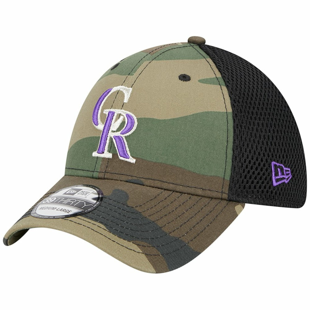 Colorado Rockies Team Neo 39THIRTY Flex Hat Camo | New Era