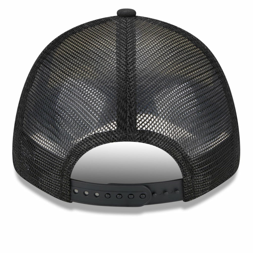 San Francisco Giants Team Stripe Trucker 9FORTY Snapback Hat White/Black | New Era