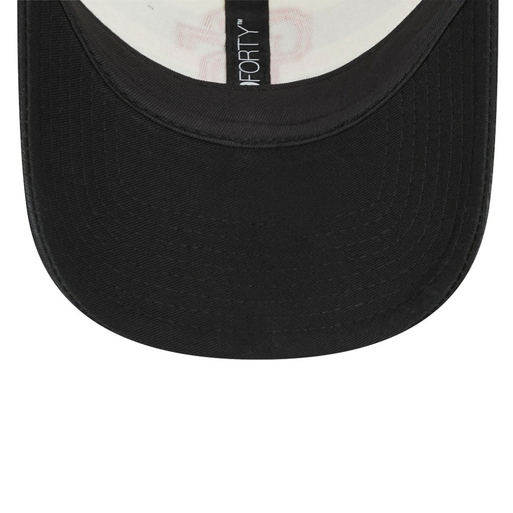 San Francisco Giants Team Stripe Trucker 9FORTY Snapback Hat White/Black | New Era
