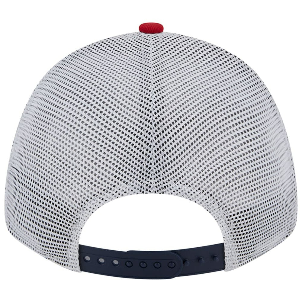 Boston Red Sox Two-Tone Patch 9FORTY Snapback Hat Navy | New Era