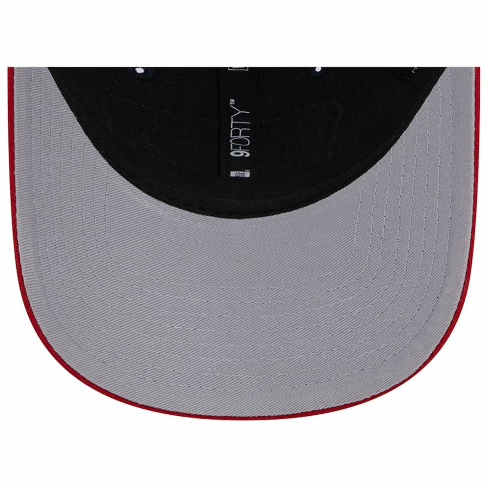 Boston Red Sox Two-Tone Patch 9FORTY Snapback Hat Navy | New Era