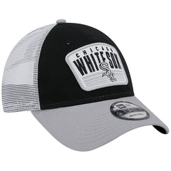 Chicago White Sox Two-Tone Patch 9FORTY Snapback Hat Black | New Era