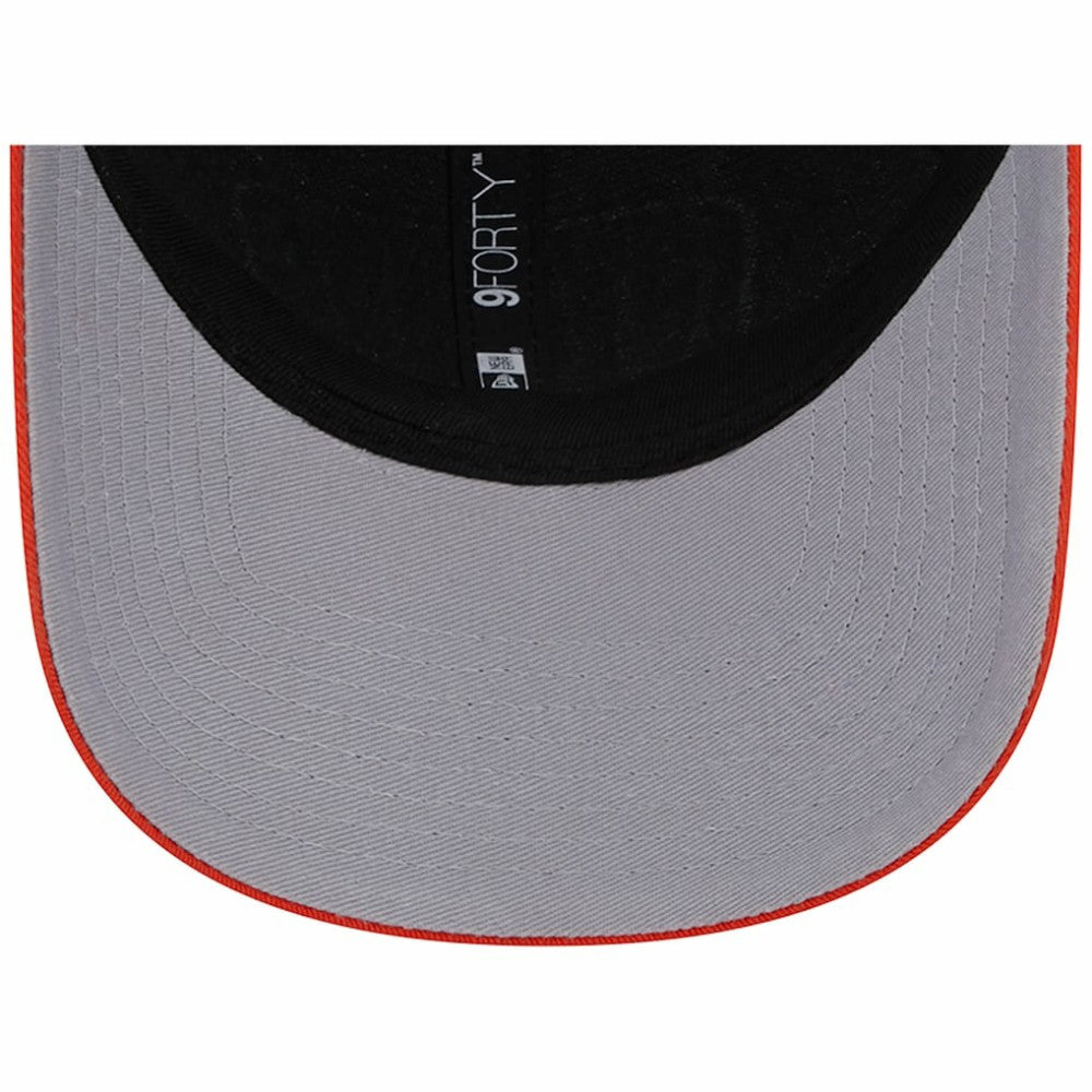 San Francisco Giants Two-Tone Patch 9FORTY Snapback Hat Black | New Era