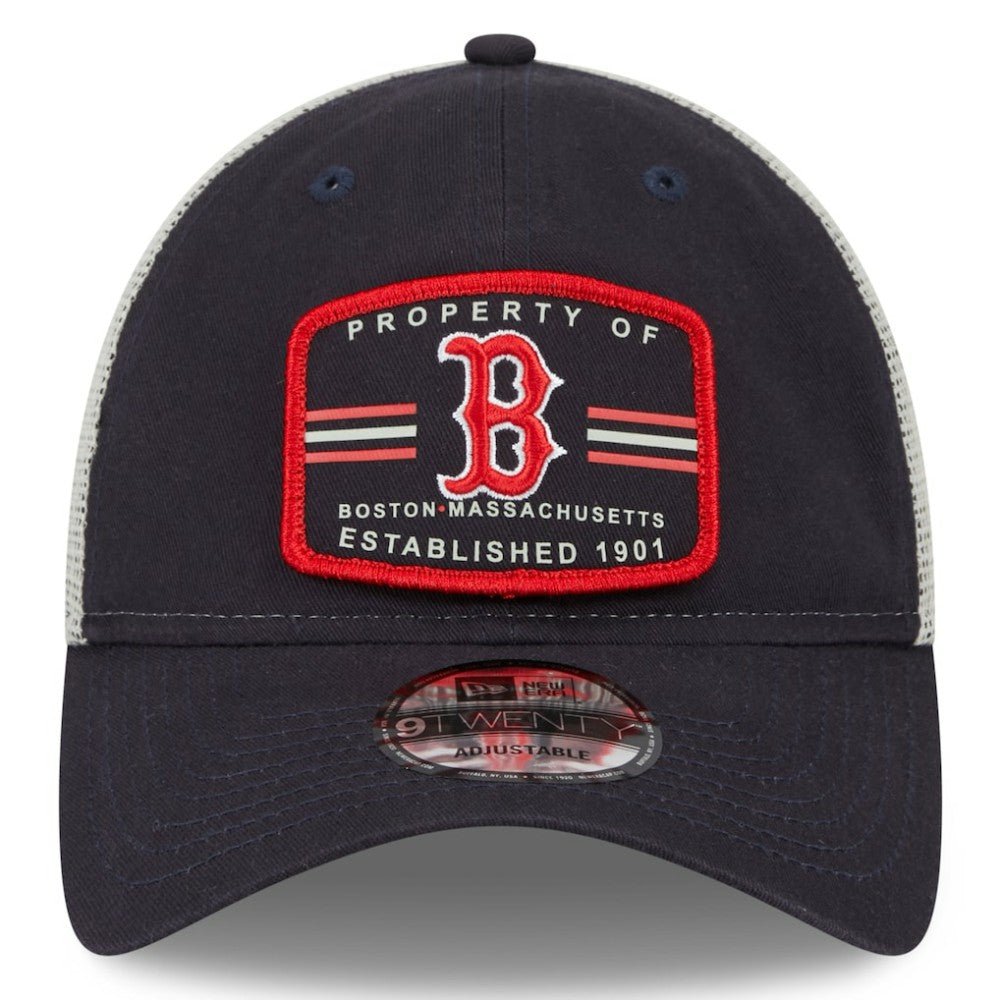 Boston Red Sox Property Trucker 9TWENTY Snapback Hat Navy | New Era
