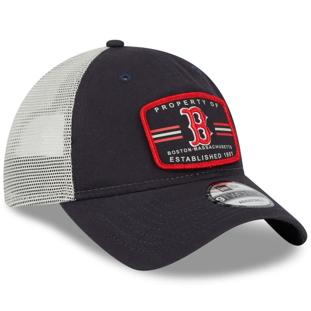 Boston Red Sox Property Trucker 9TWENTY Snapback Hat Navy | New Era