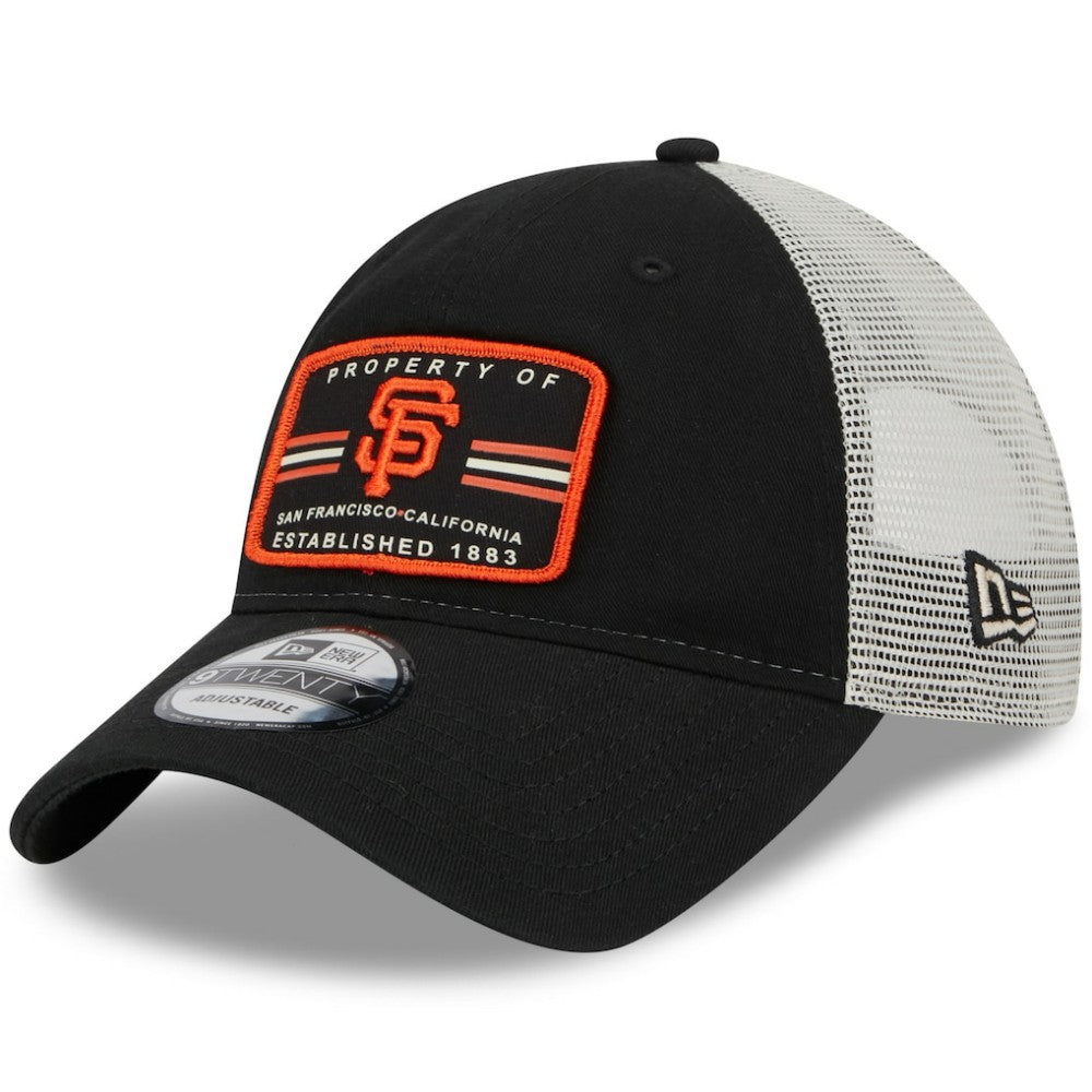 San Francisco Giants Property Trucker 9TWENTY Snapback Hat Black | New Era
