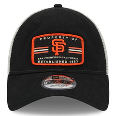 San Francisco Giants Property Trucker 9TWENTY Snapback Hat Black | New Era