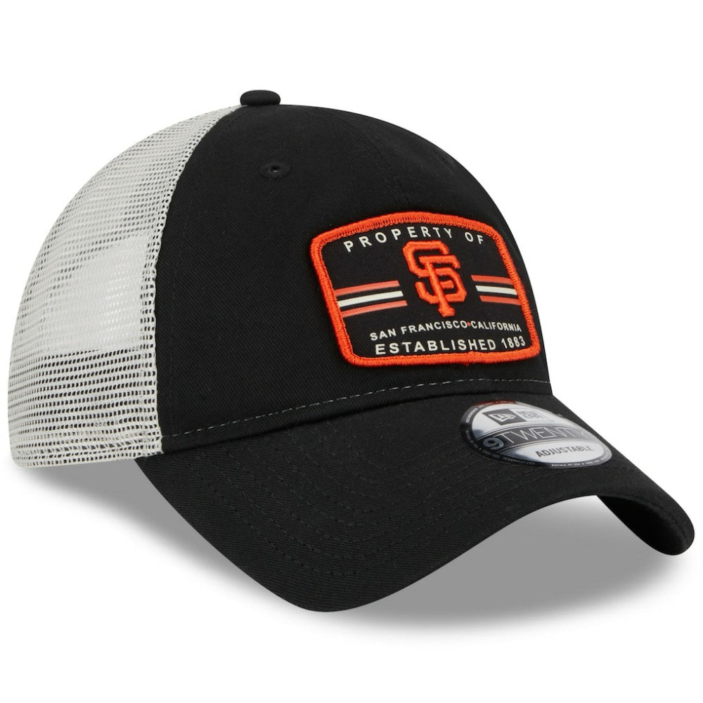 San Francisco Giants Property Trucker 9TWENTY Snapback Hat Black | New Era