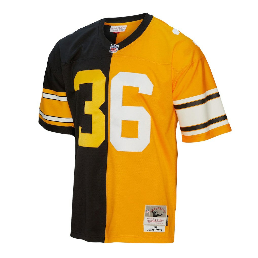 Jerome Bettis Pittsburgh Steelers 1996 Split Legacy Replica Jersey - Black/Gold discount