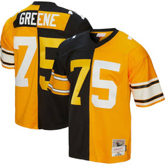 Joe Greene Pittsburgh Steelers 1976 Split Legacy Replica Jersey - Black/Gold online