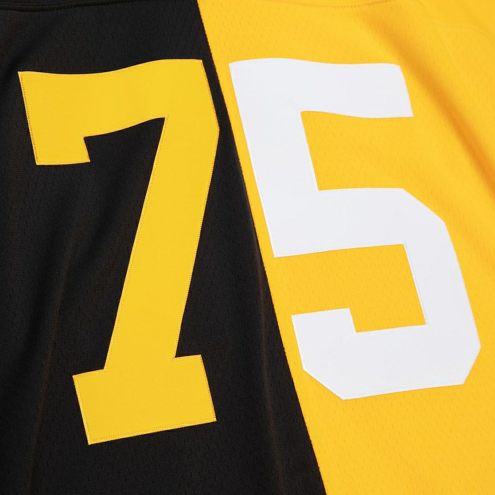 Joe Greene Pittsburgh Steelers 1976 Split Legacy Replica Jersey - Black/Gold online