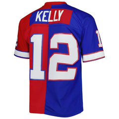 Jim Kelly Buffalo Bills 1990 Split Legacy Replica Jersey - Royal/Red online