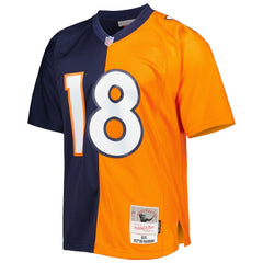 Peyton Manning Denver Broncos 2015 Split Legacy Replica Jersey - Navy/Orange sale