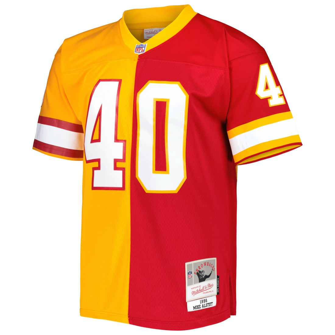 Mike Alstott Tampa Bay Buccaneers 1996 Split Legacy Replica Jersey - Orange/Red cheap