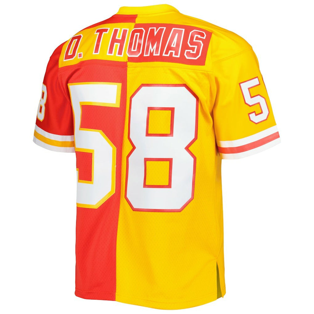 Derrick Thomas Kansas City Chiefs 1994 Split Legacy Replica Jersey - Red/Gold on sale