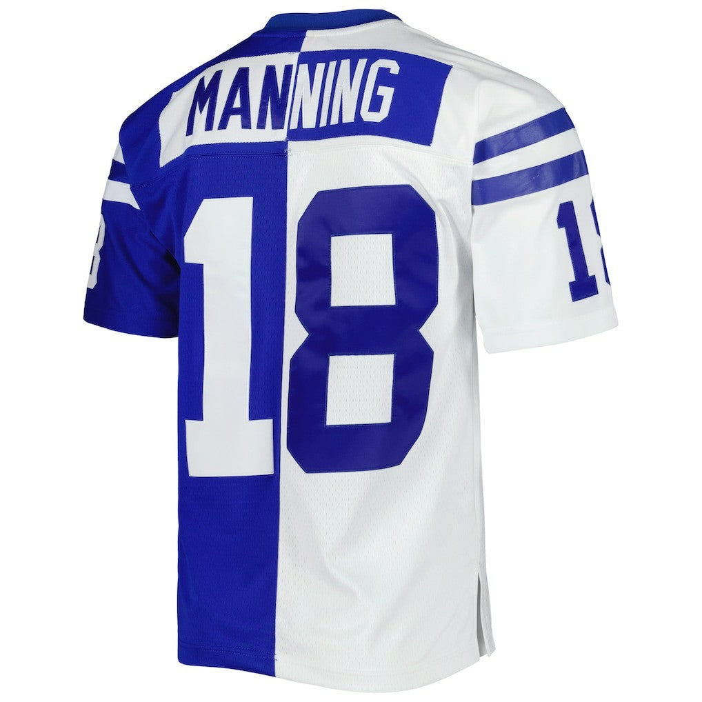 Peyton Manning Indianapolis Colts 1998 Split Legacy Replica Jersey - Royal/White outlet