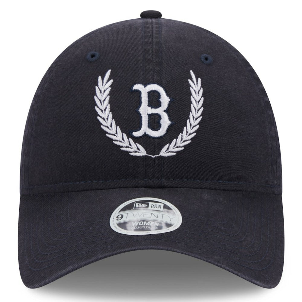 Boston Red Sox Women's Leaves 9TWENTY Adjustable Hat Navy | New Era