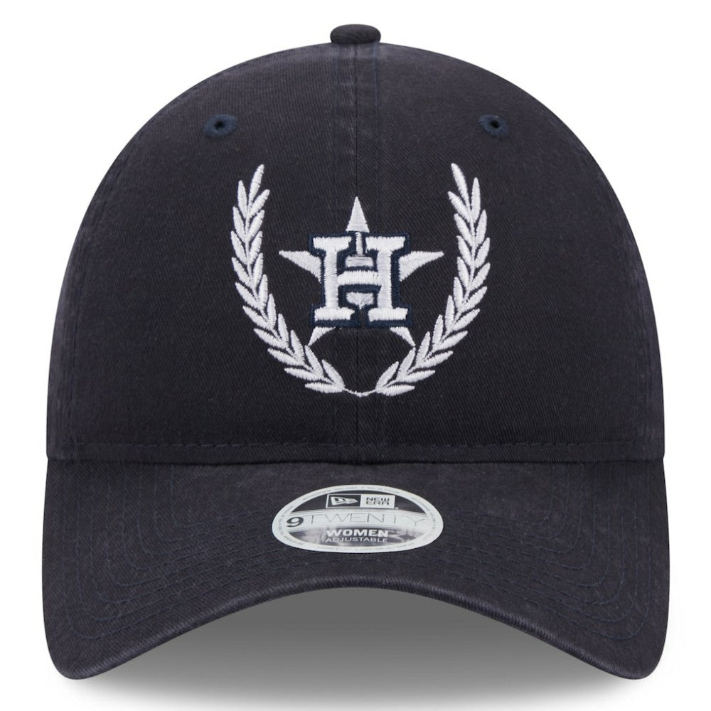 Houston Astros Women's Leaves 9TWENTY Adjustable Hat Navy | New Era