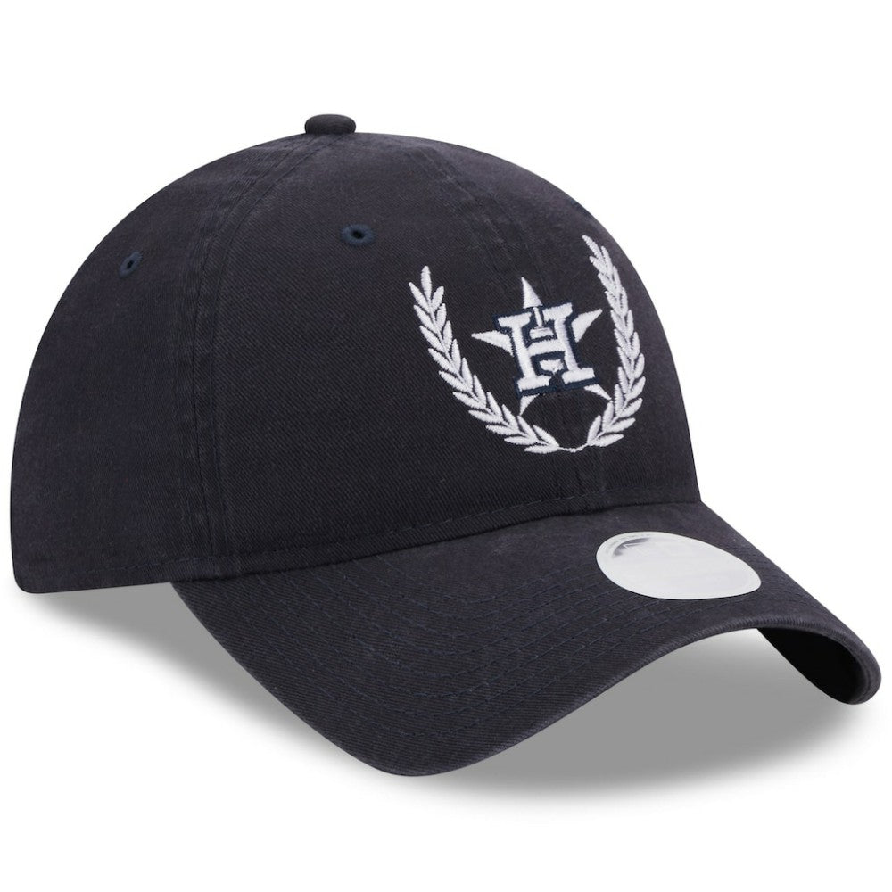 Houston Astros Women's Leaves 9TWENTY Adjustable Hat Navy | New Era