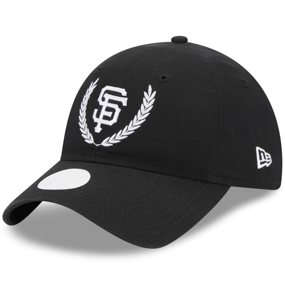 San Francisco Giants Women's Leaves 9TWENTY Adjustable Hat Black | New Era